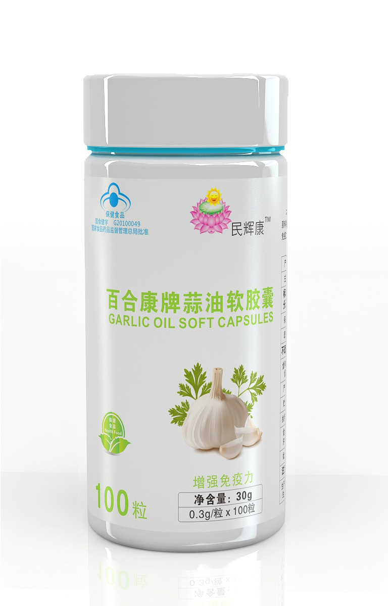 百合康牌蒜油軟膠囊